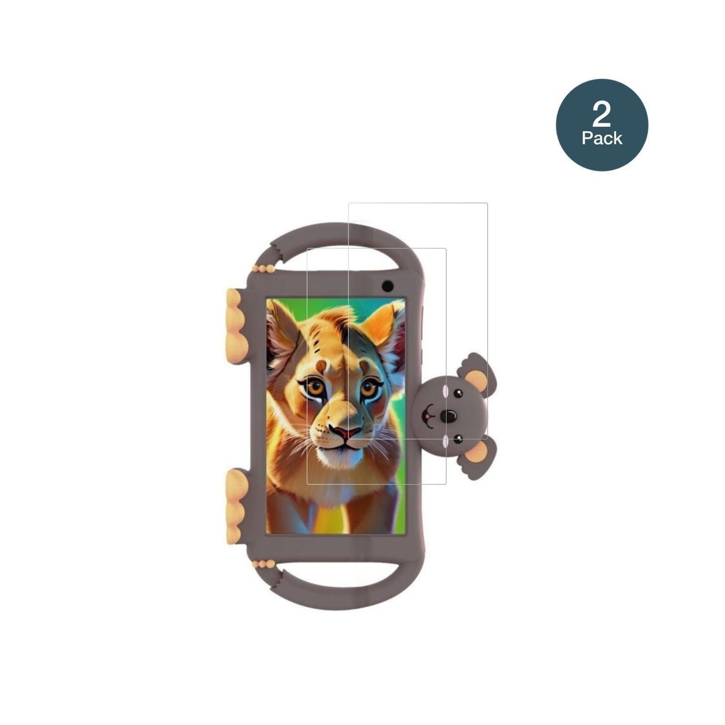 2x 9H Schutzfolie für Logicom Logikids 7 Panzerfol (2)