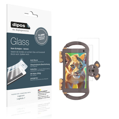 2x 9H Schutzfolie matt für Logicom Logikids 7 Panz (1)