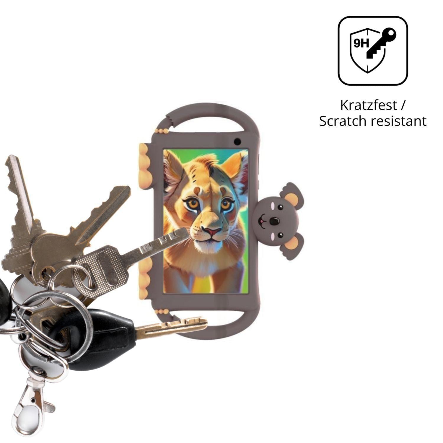 2x 9H Schutzfolie matt für Logicom Logikids 7 Panz (3)