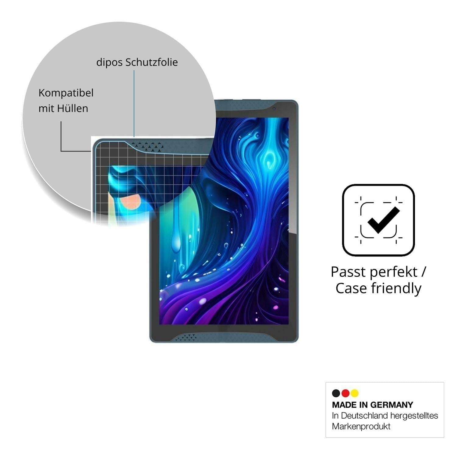 2x Schutzfolie klar für Logicom Tab Stand Pro 2 Di (6)