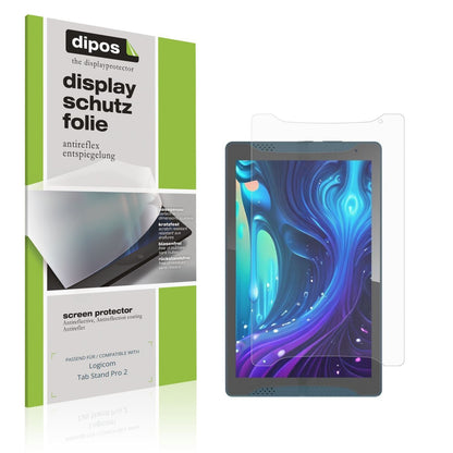 2x Schutzfolie matt für Logicom Tab Stand Pro 2 Di (1)