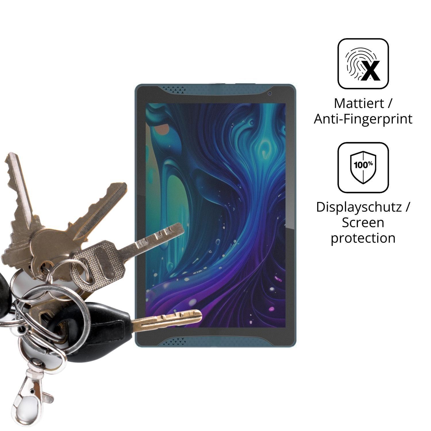Blickschutzfolie für Logicom Tab Stand Pro 2 matt  (3)