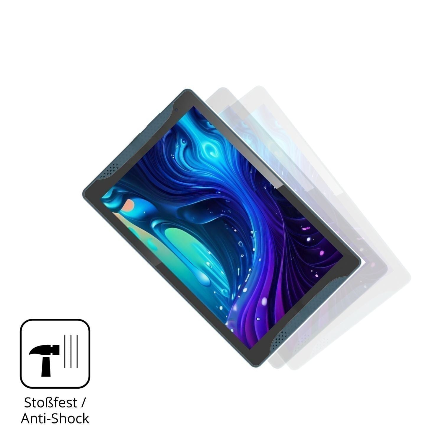 2x 9H Schutzfolie für Logicom Tab Stand Pro 2 Panz (4)