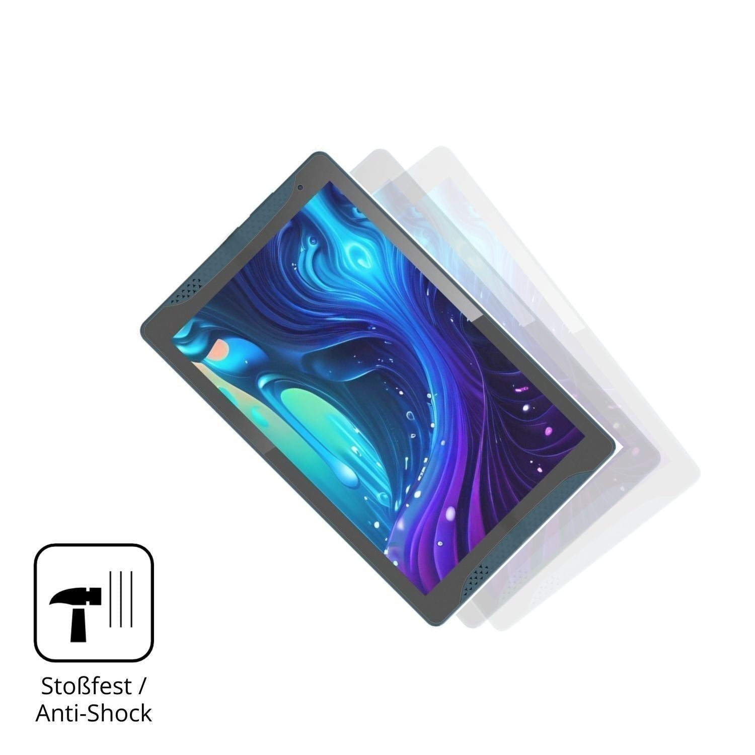 2x 9H Schutzfolie matt für Logicom Tab Stand Pro 2 (4)