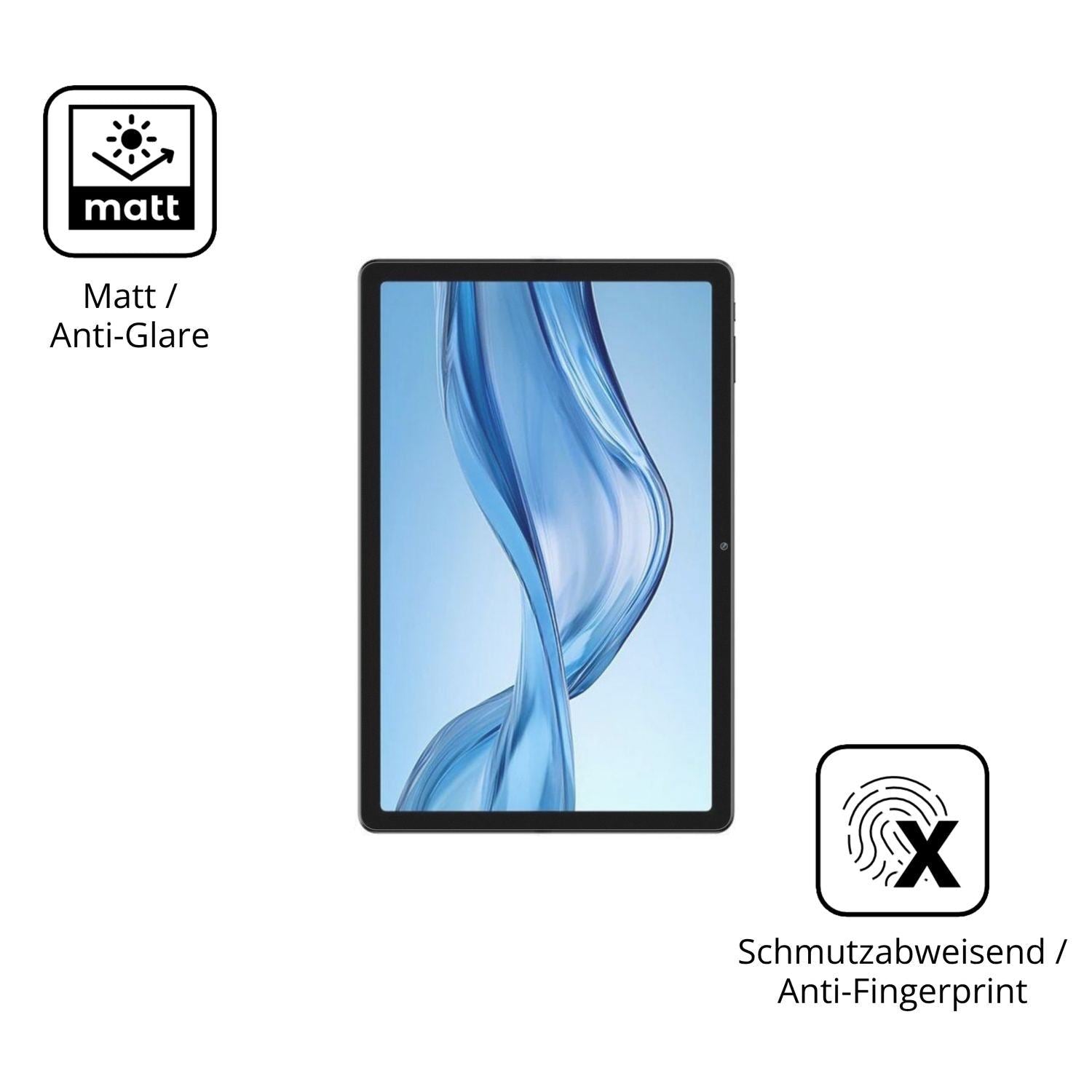 2x Schutzfolie matt für Kodak Tab K11 10.95 Displa (5)