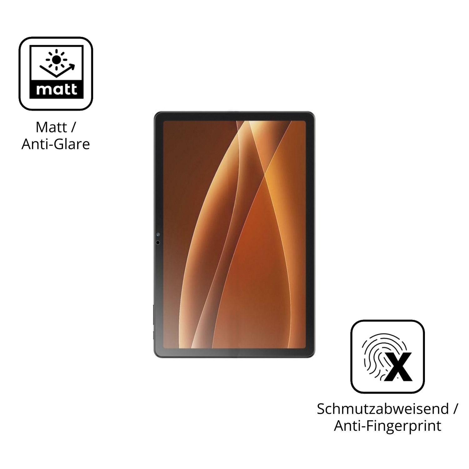 2x Schutzfolie matt für Kodak Tab K12 11.97 Displa (5)