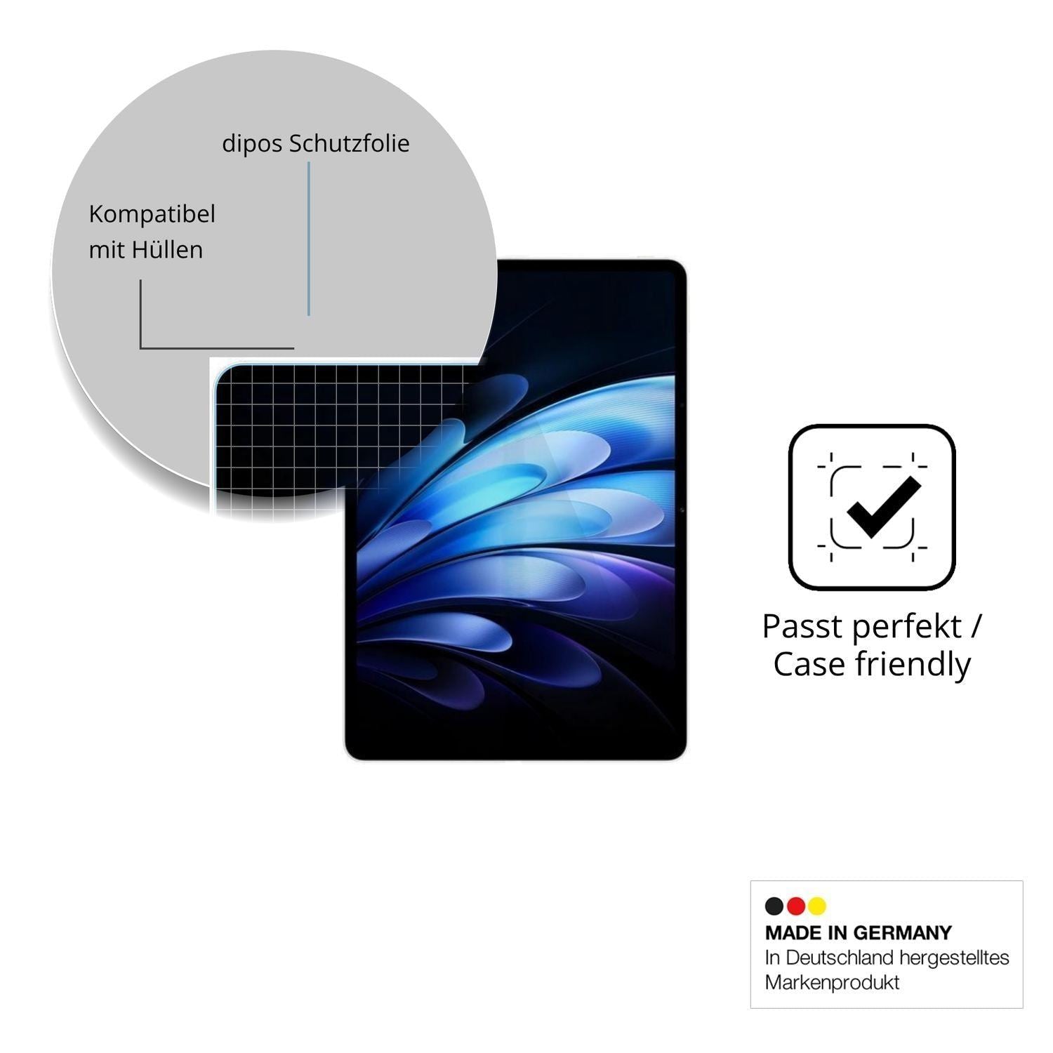 2x Schutzfolie klar für Vivo Pad5 Pro Soft Light D (6)