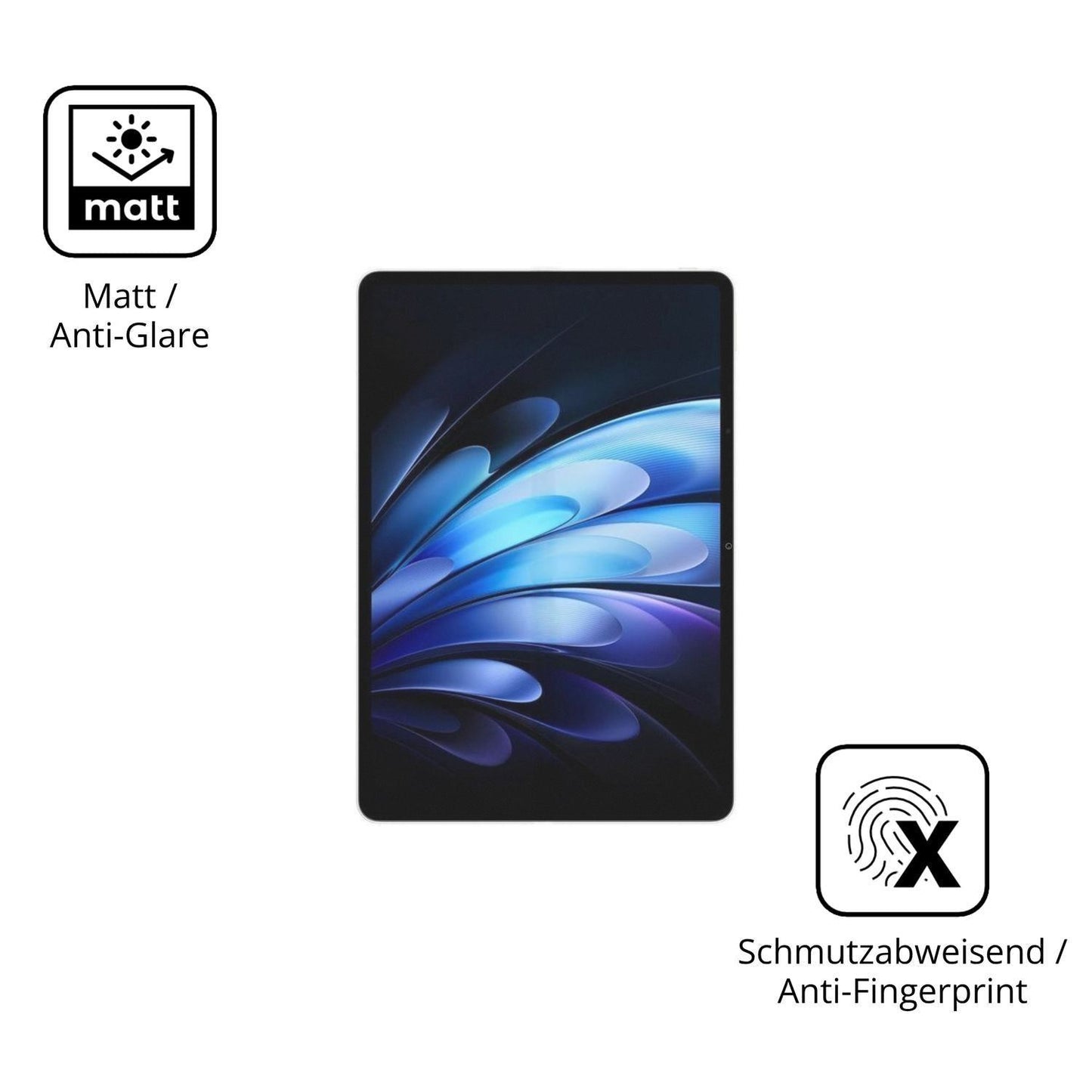2x Schutzfolie matt für Vivo Pad5 Pro Soft Light D (5)