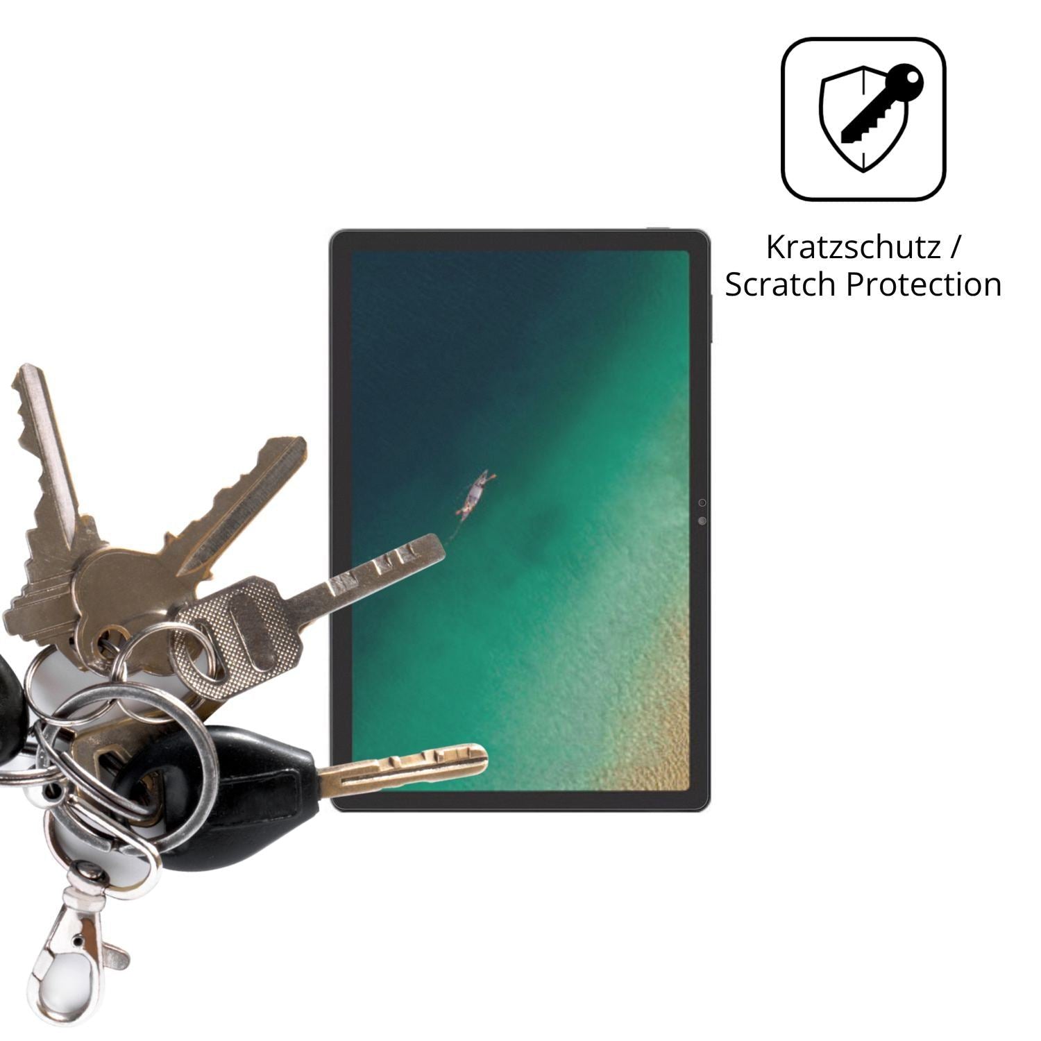 2x Schutzfolie matt für ZTE Pad X1102N Display-Sch (4)
