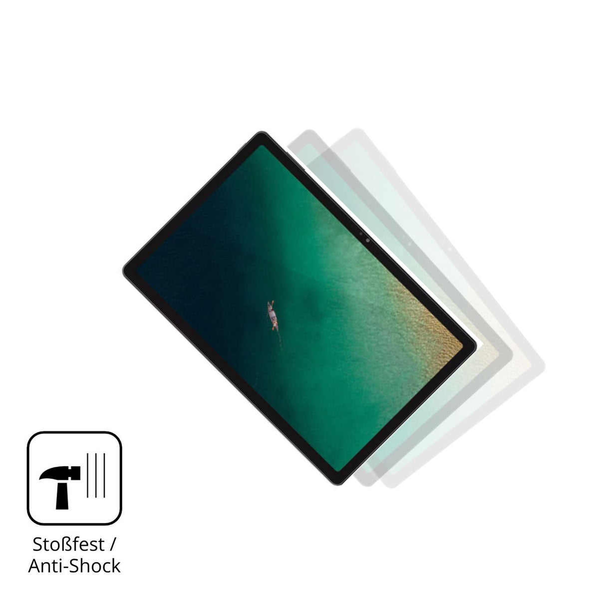 2x 9H Schutzfolie für ZTE Pad X1102N Panzerfolie (4)