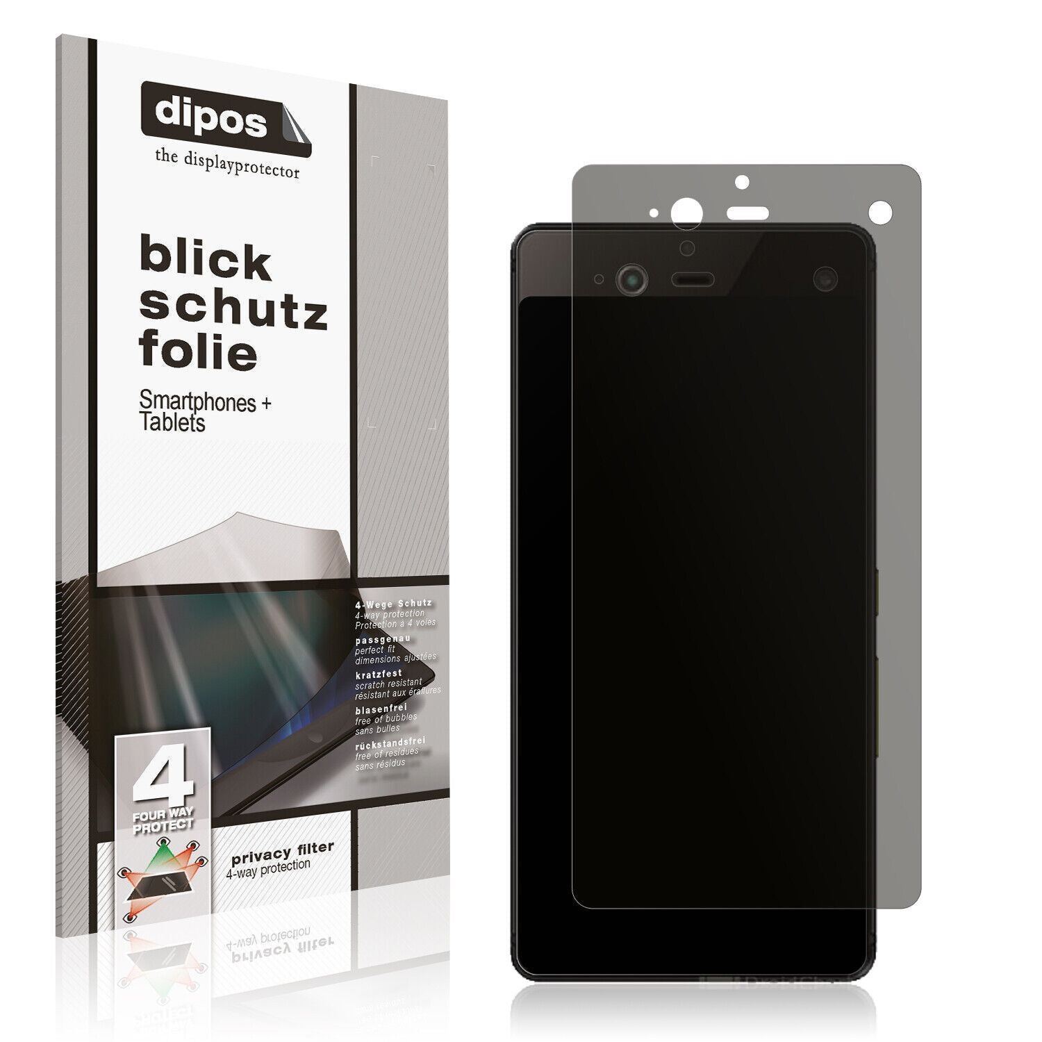 Blickschutzfolie für Fujitsu Arrows NX F-01J matt  (1)