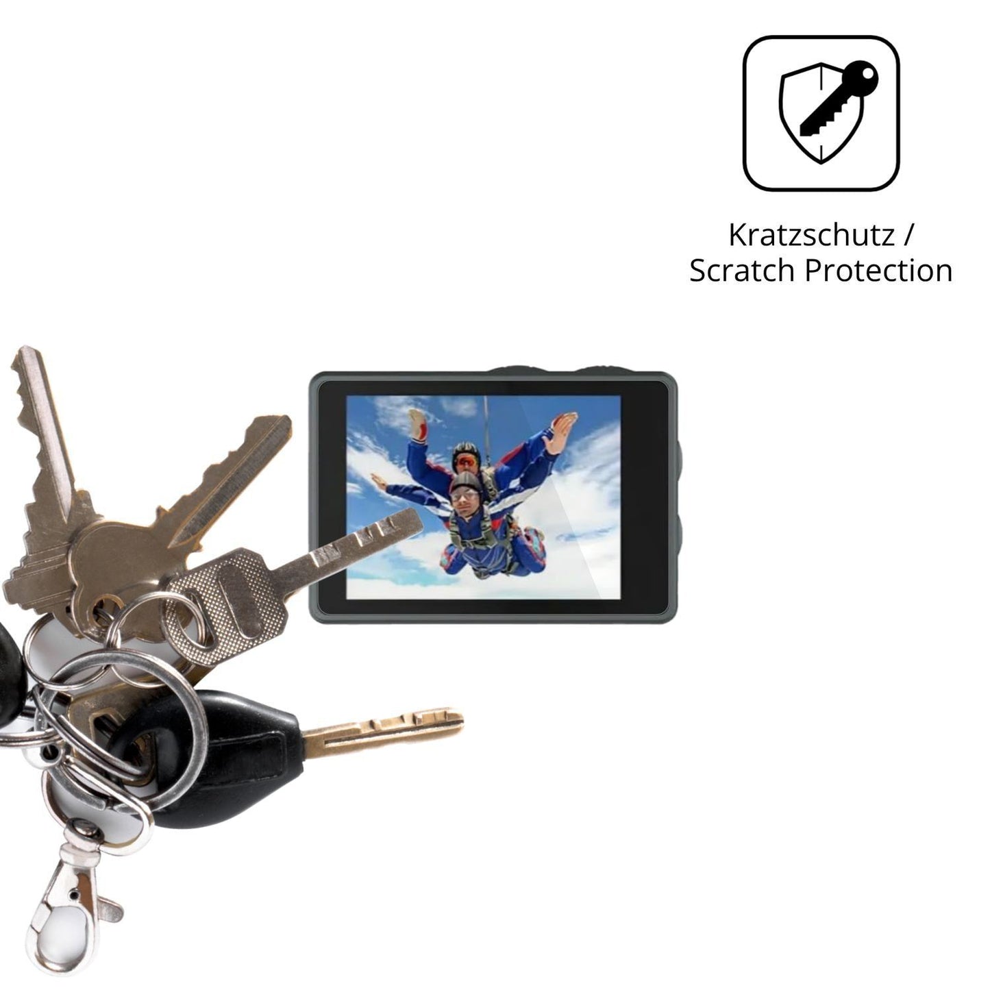 4x Schutzfolie klar für AAFGVC Swevix C1S Display- (4)