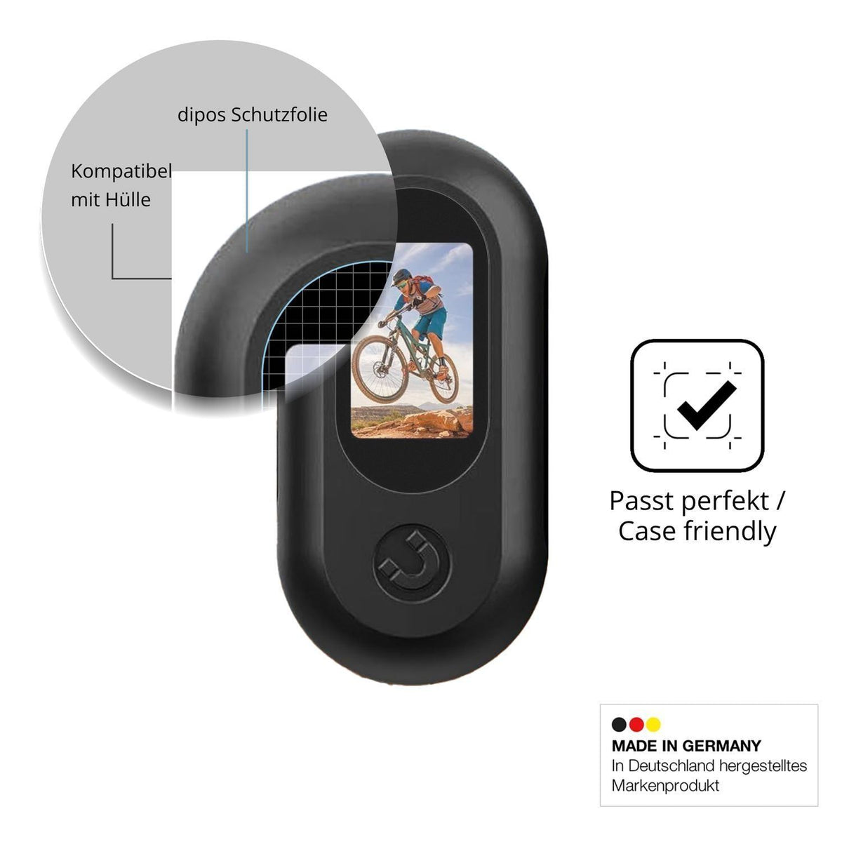 4x Schutzfolie matt für OBEST Mini Action Cam 0.96 (6)