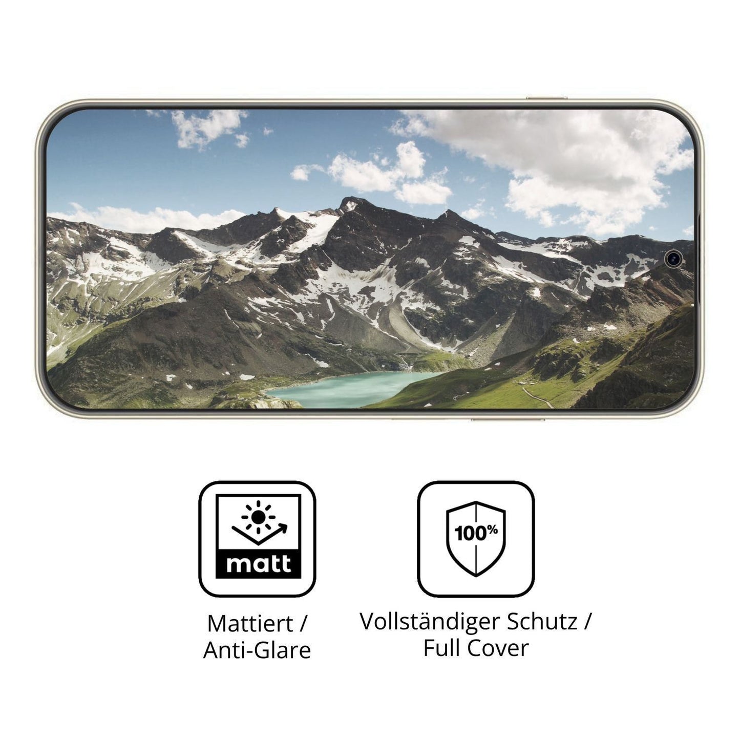 2x Full Cover Schutzfolie matt für Huawei Enjoy 90 (5)