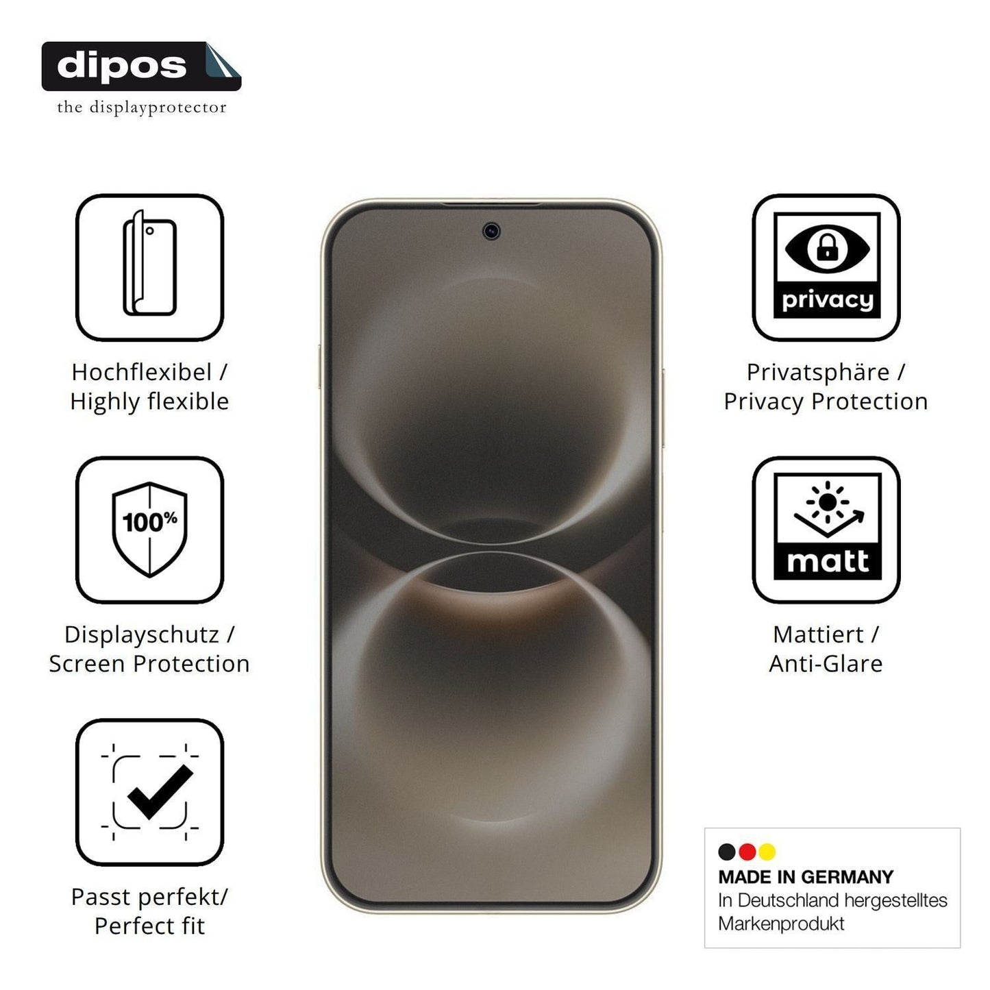 Full Cover Privacy Blickschutzfolie für Huawei Enj (5)