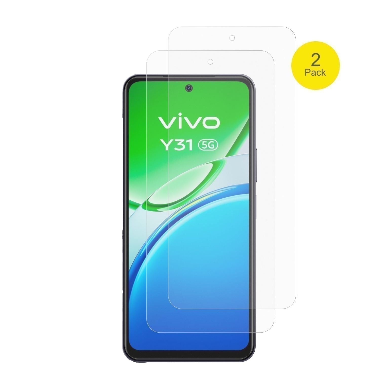 2x Full Cover Schutzfolie matt für Vivo Y31e 5G (2)