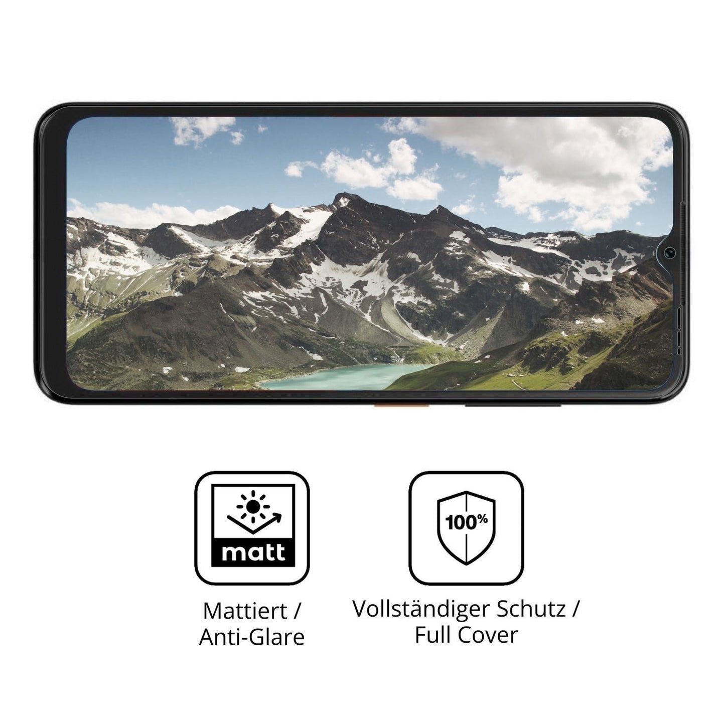 2x Full Cover Schutzfolie matt für MaxCom MS652 (5)
