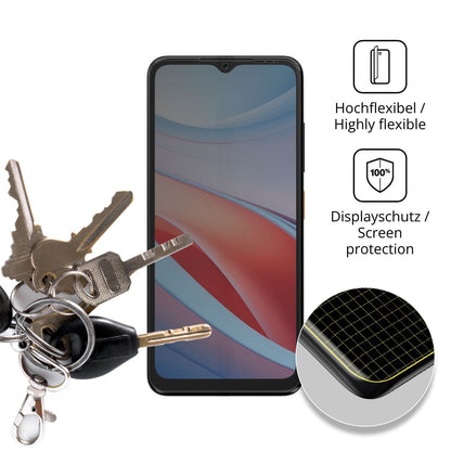 Full Cover Privacy Blickschutzfolie für MaxCom MS6 (3)