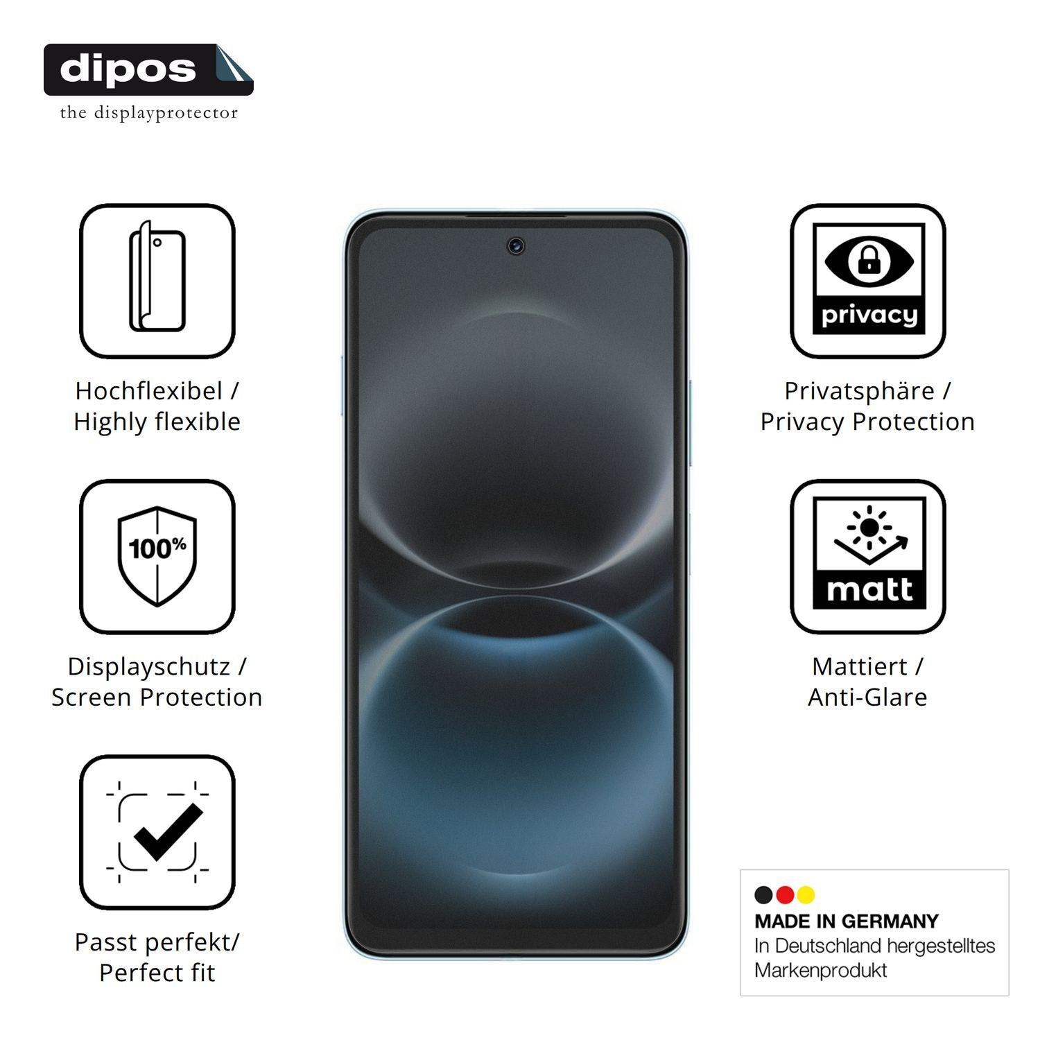 Full Cover Privacy Blickschutzfolie für Huawei Enj (5)
