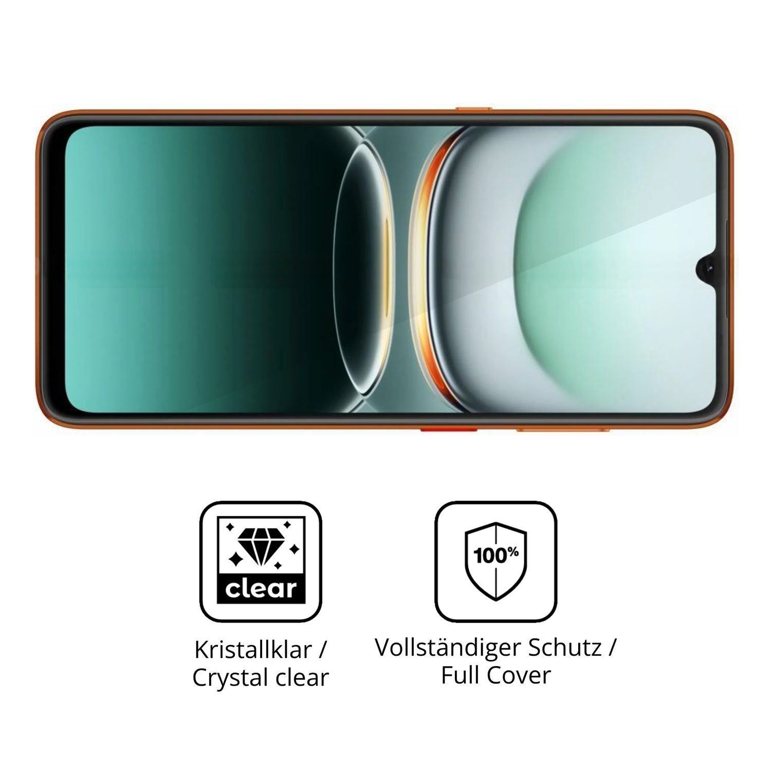 2x 3D Full Cover Schutzfolie für Hotwav X100GT (5)