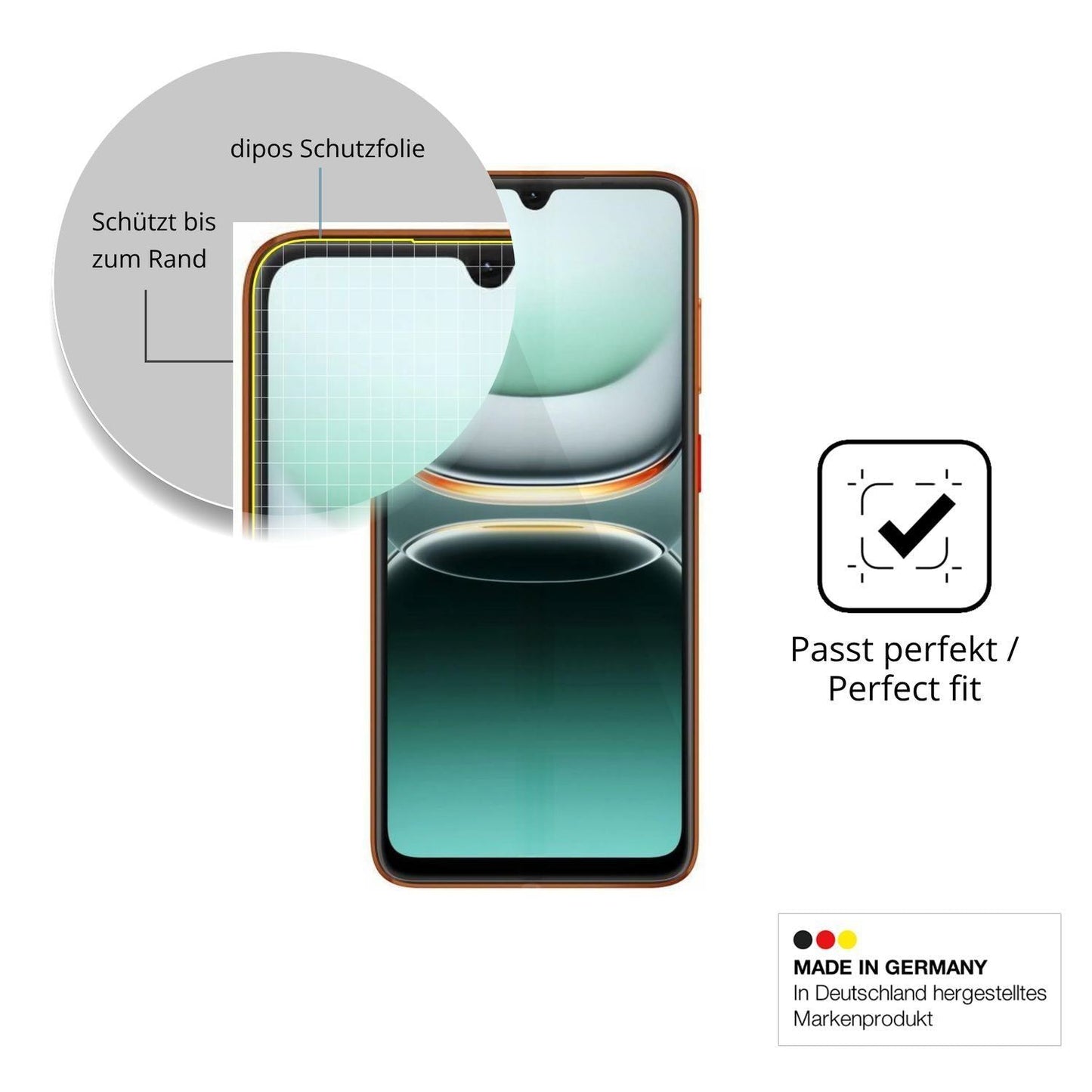 2x 3D Full Cover Schutzfolie für Hotwav X100GT (6)
