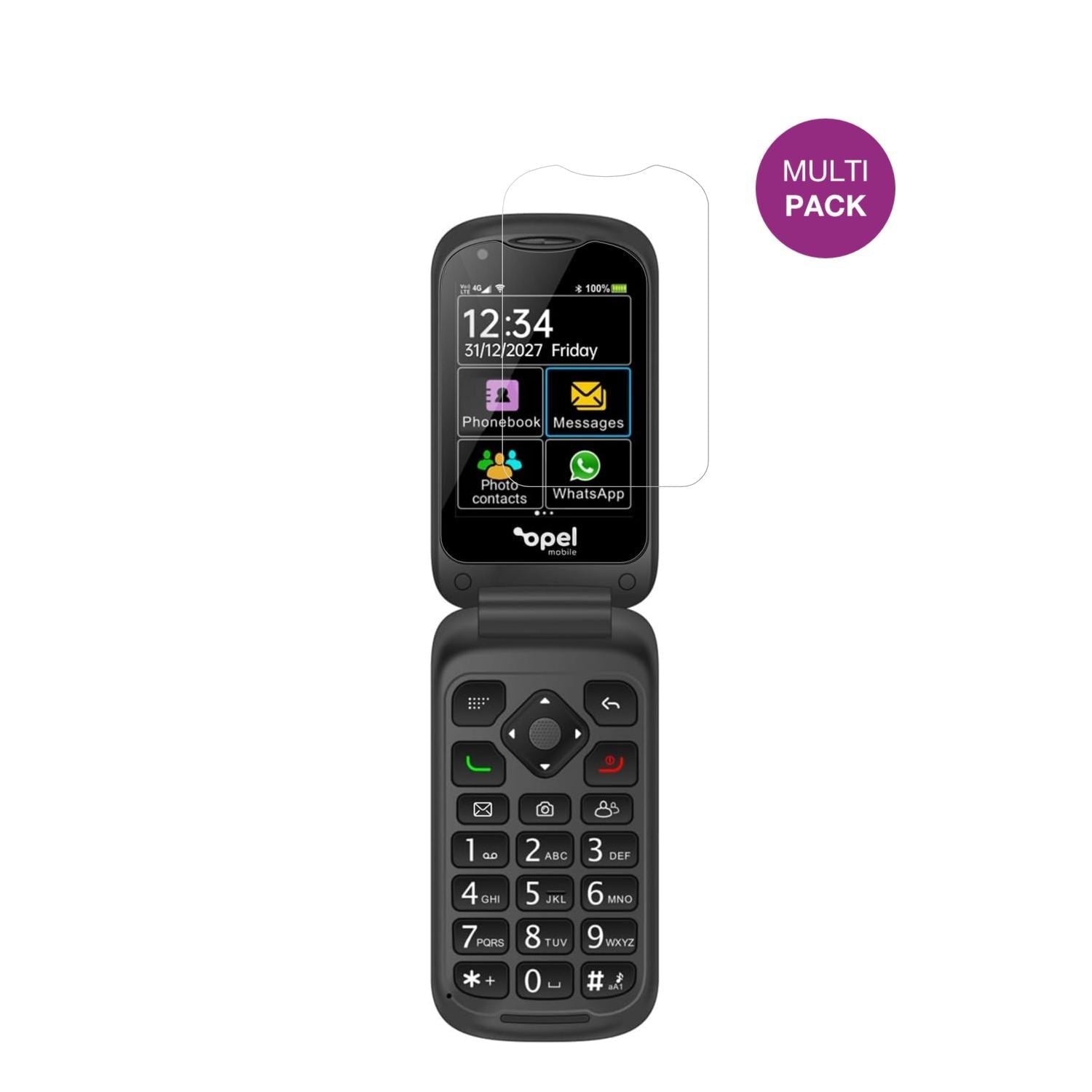 4x Schutzfolie klar für Opel Mobile TouchFlip Disp (2)