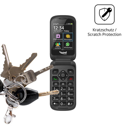 4x Schutzfolie matt für Opel Mobile TouchFlip Disp (4)