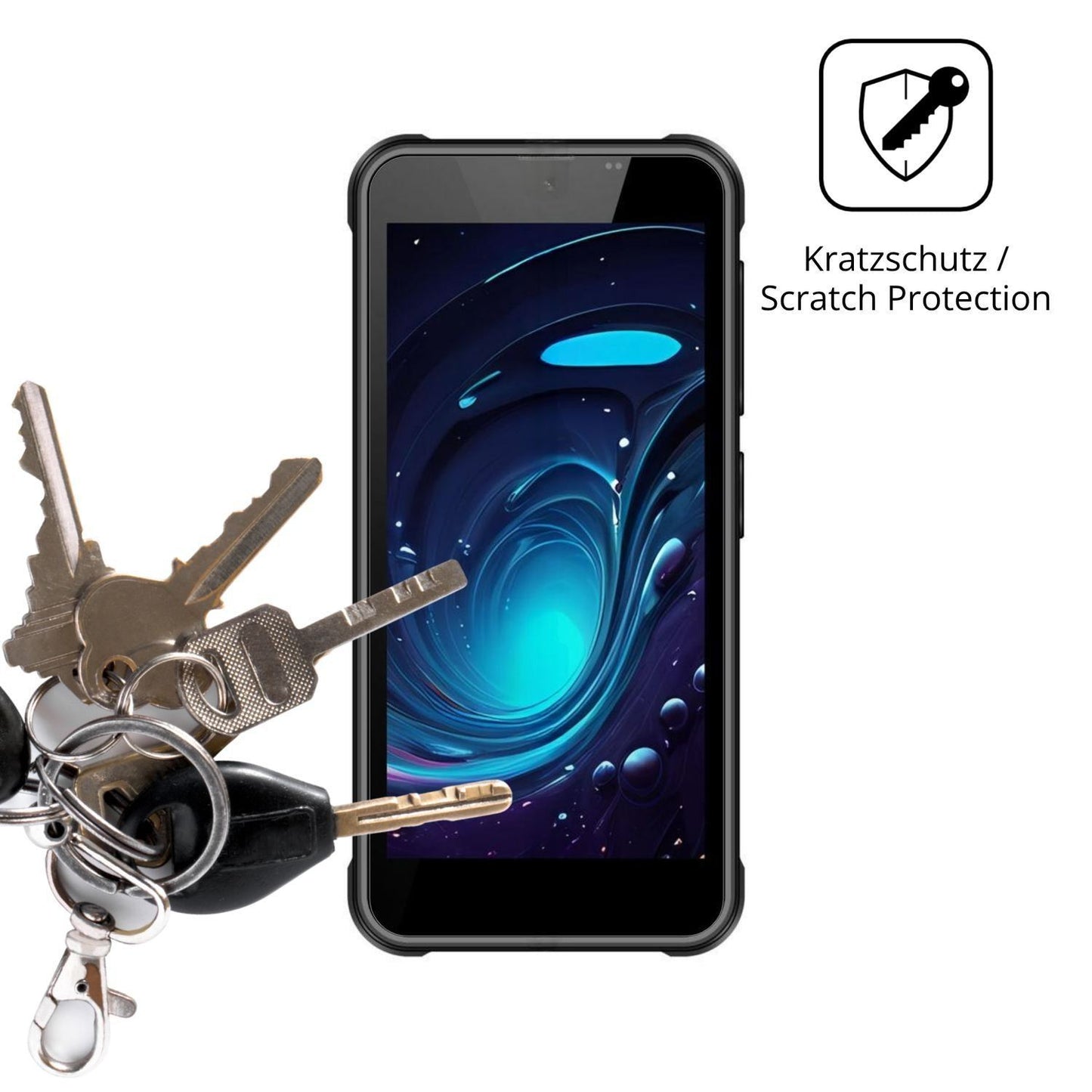 4x Schutzfolie klar für iGET T mini Display-Schutz (4)