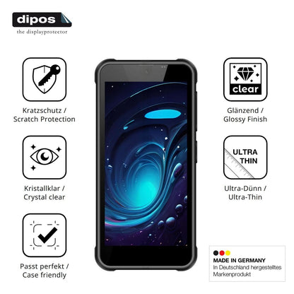 4x Schutzfolie klar für iGET T mini Display-Schutz (7)