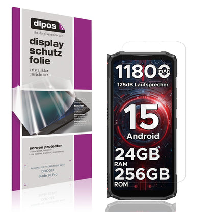 4x Schutzfolie klar für DOOGEE Blade 20 Pro Displa (1)