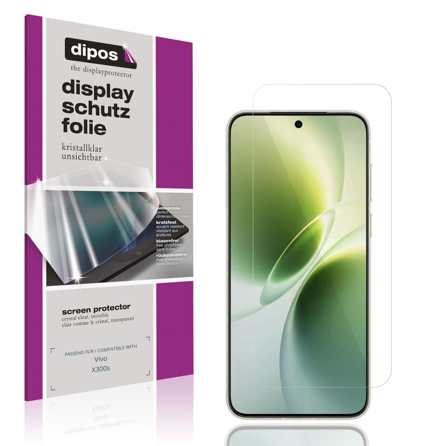 4x Schutzfolie klar für Vivo X300s Display-Schutzf (1)
