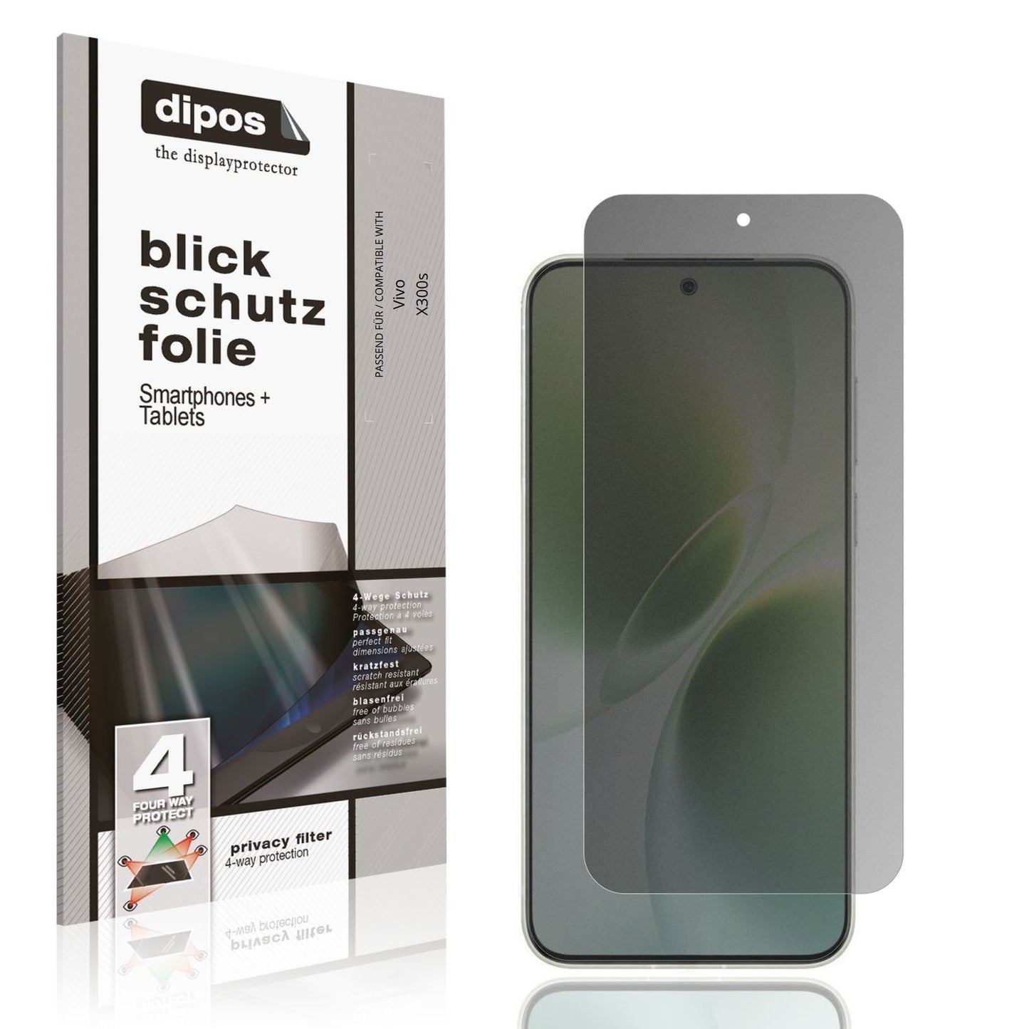 Blickschutzfolie für Vivo X300s matt Schutzfolie P (1)