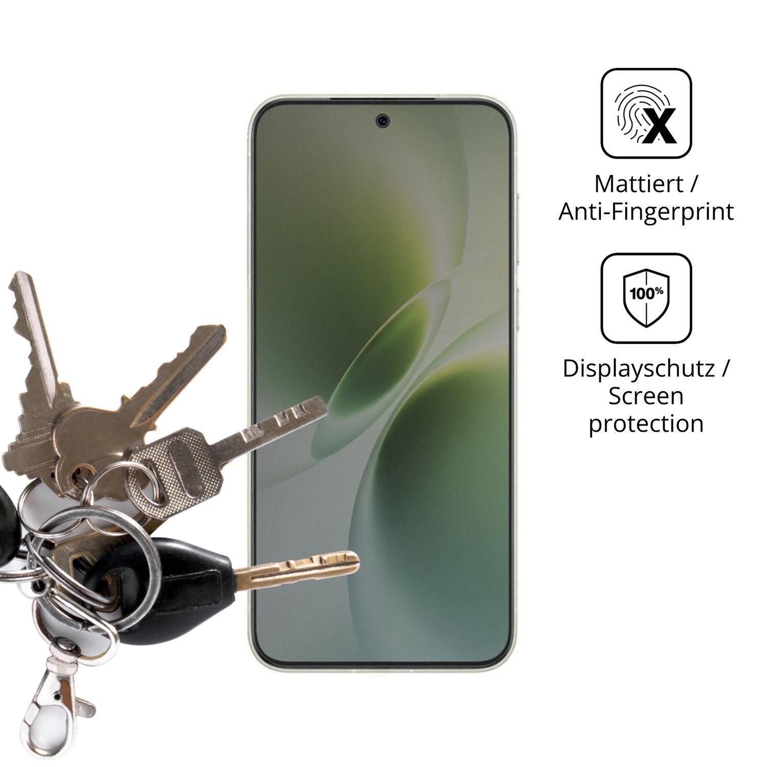Blickschutzfolie für Vivo X300s matt Schutzfolie P (3)