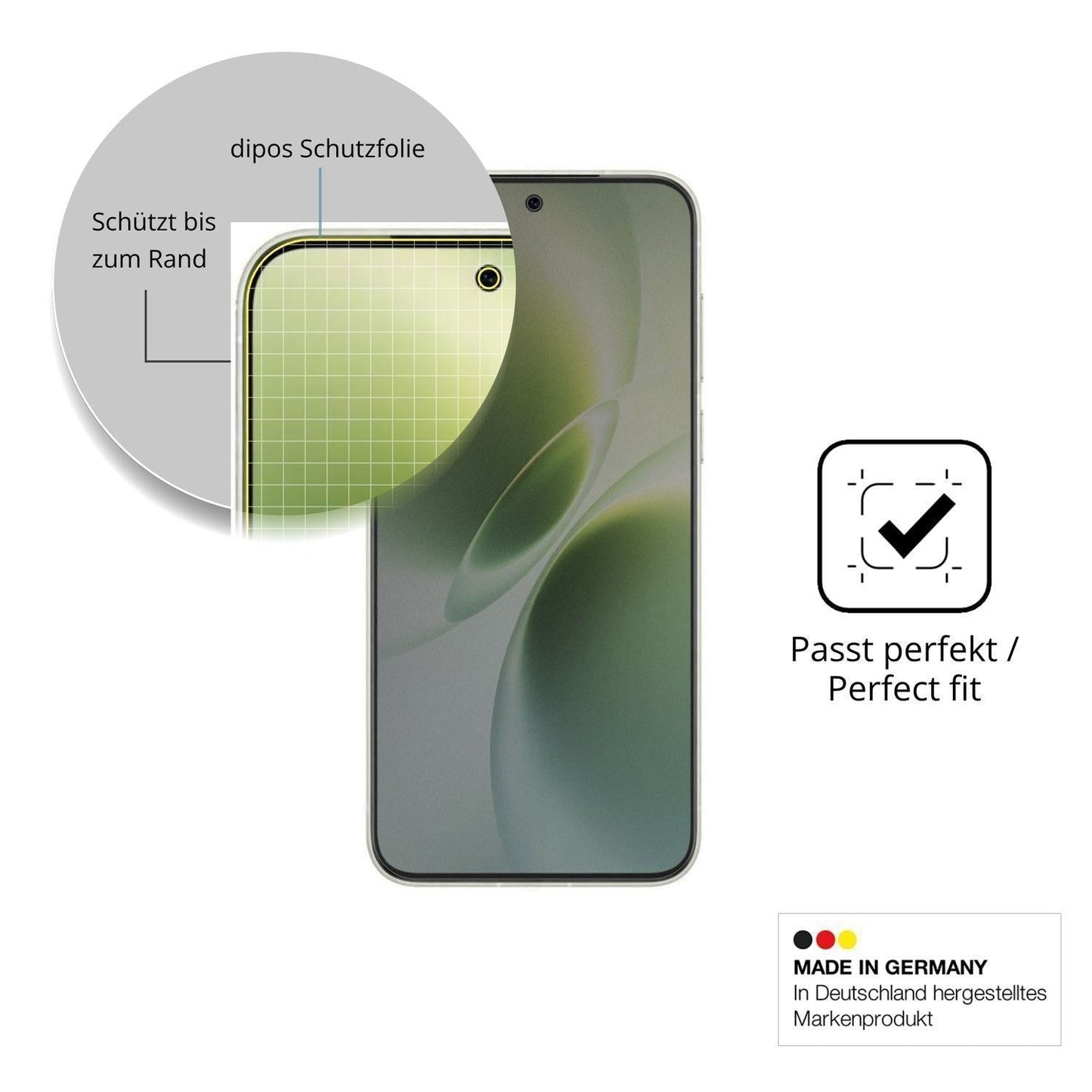Blickschutzfolie für Vivo X300s matt Schutzfolie P (4)