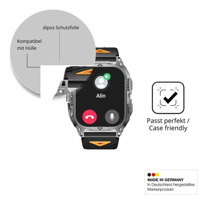 6x Schutzfolie matt für LIGE SMART TX13 Display-Sc (6)