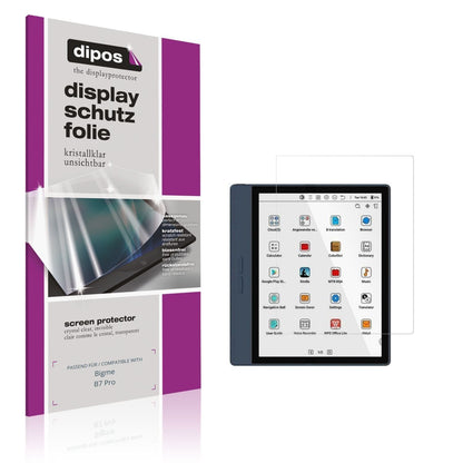 2x Schutzfolie klar für Bigme B7 Pro Display-Schut (1)