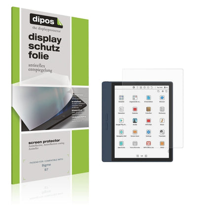 2x Schutzfolie matt für Bigme B7 Display-Schutzfol (1)