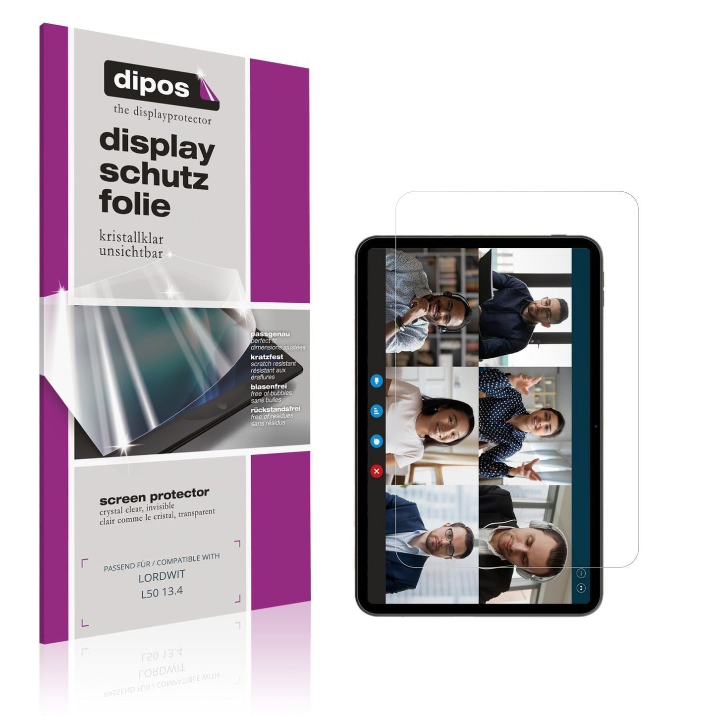 2x Schutzfolie klar für LORDWIT L50 13.4 Display-S (1)