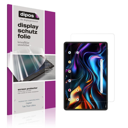 2x Schutzfolie klar für Cepter Tab Titan Ultra Dis (1)