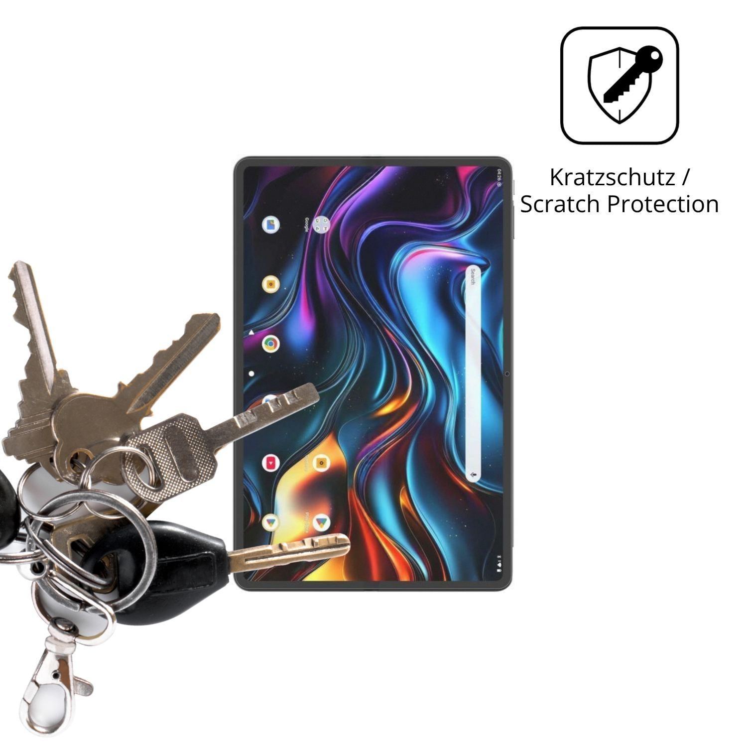 2x Schutzfolie matt für Cepter Tab Titan Ultra Dis (4)