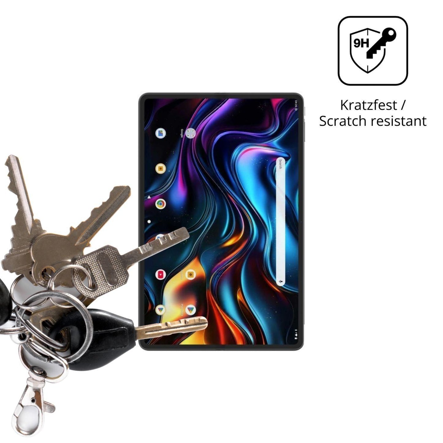 2x 9H Schutzfolie für Cepter Tab Titan Ultra Panze (3)