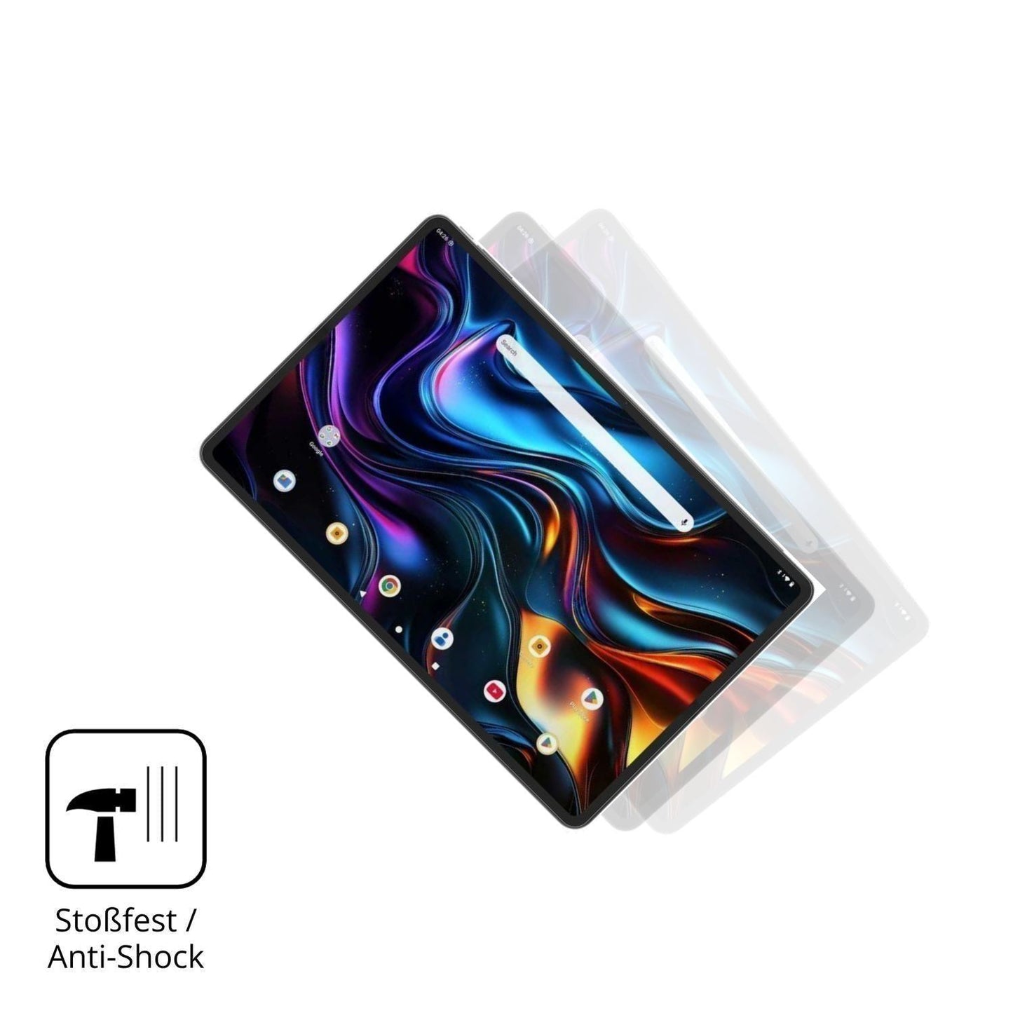 2x 9H Schutzfolie für Cepter Tab Titan Ultra Panze (4)