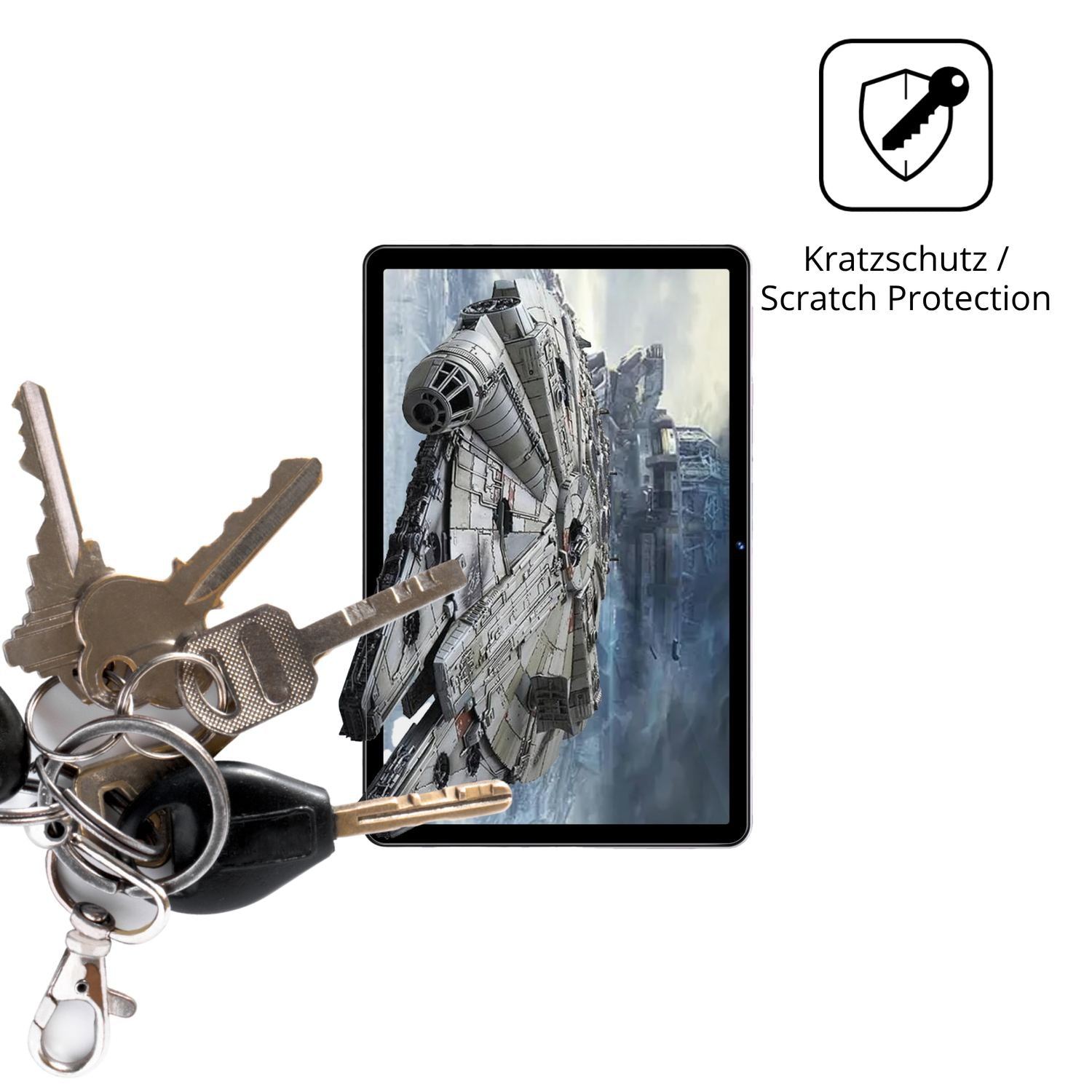 2x Schutzfolie klar für JUEDUR R700 Display-Schutz (4)