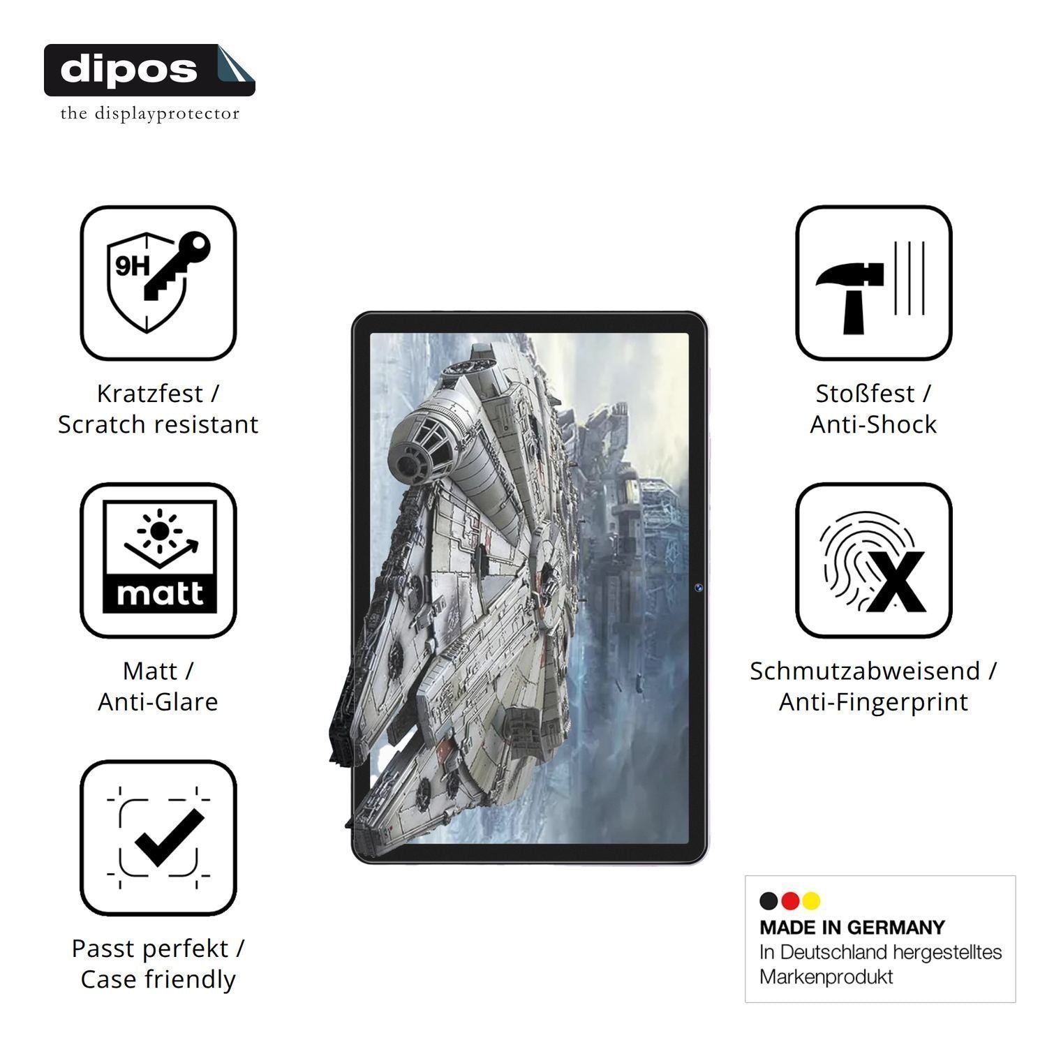 2x 9H Schutzfolie matt für JUEDUR R700 Panzerfolie (7)