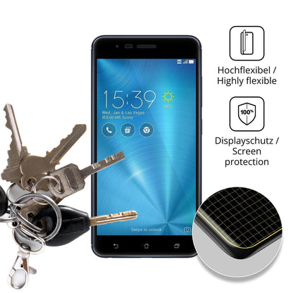 2x 3D Full Cover Schutzfolie für Asus ZenFone 3 Zo (3)