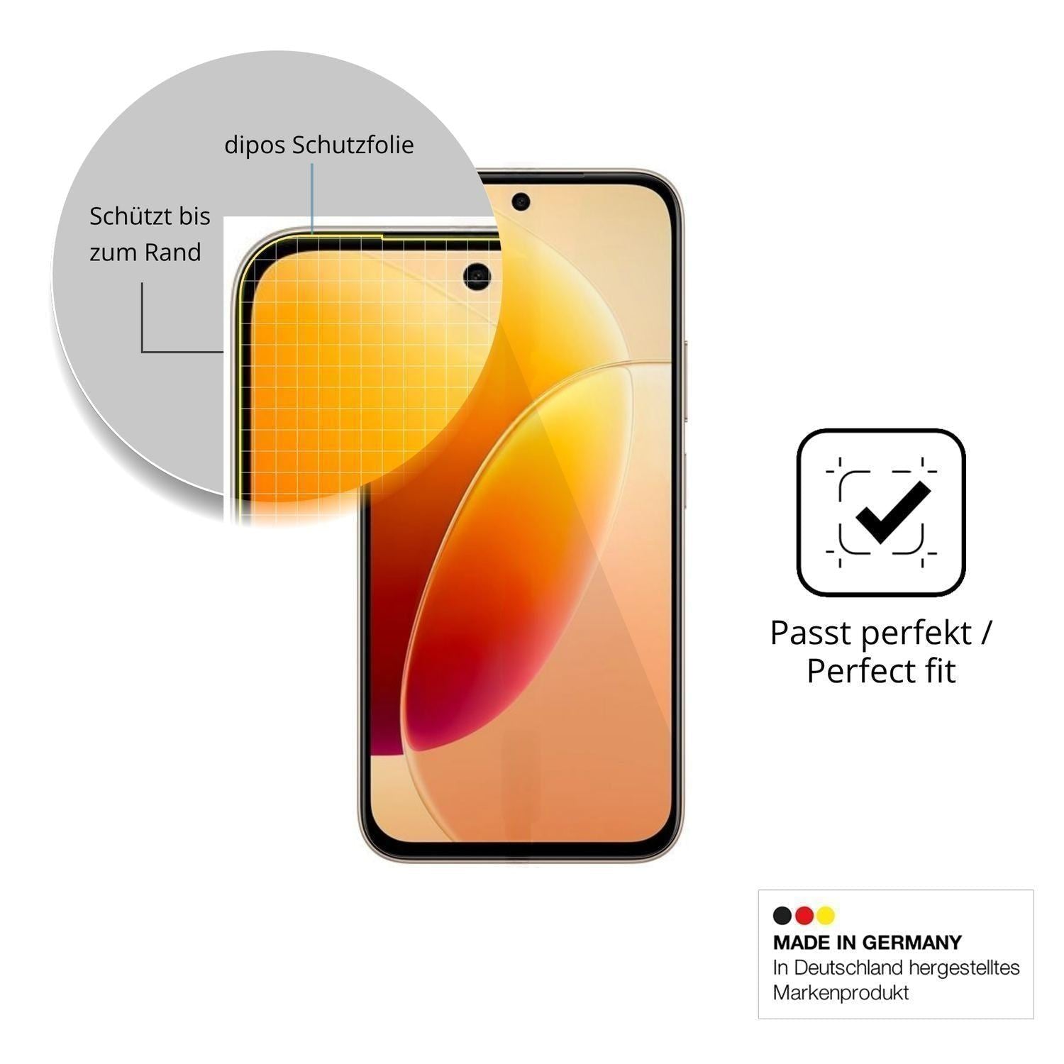 2x 3D Full Cover Schutzfolie für Vivo Y500s (6)