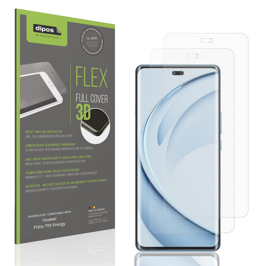 2x Full Cover Schutzfolie matt für Huawei Enjoy 70 (1)