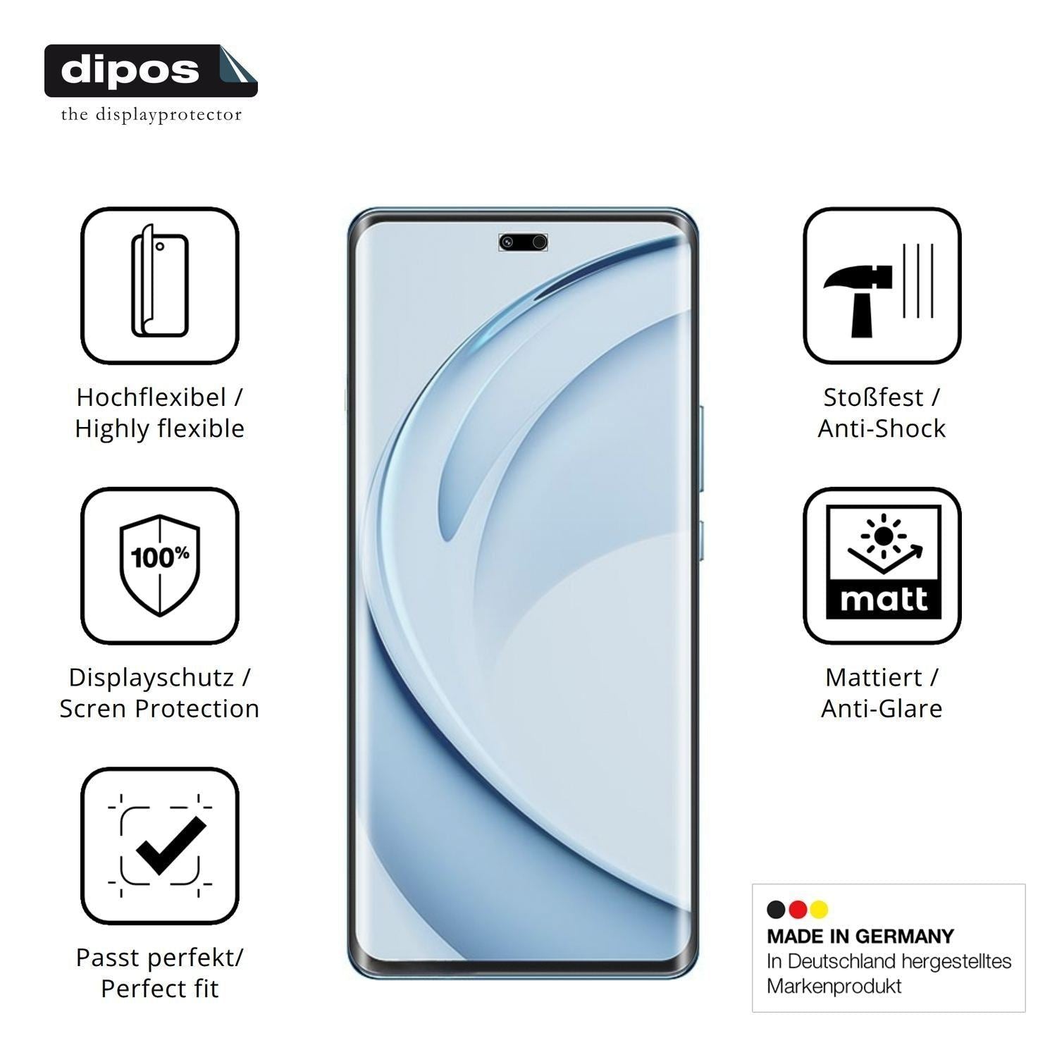 2x Full Cover Schutzfolie matt für Huawei Enjoy 70 (7)