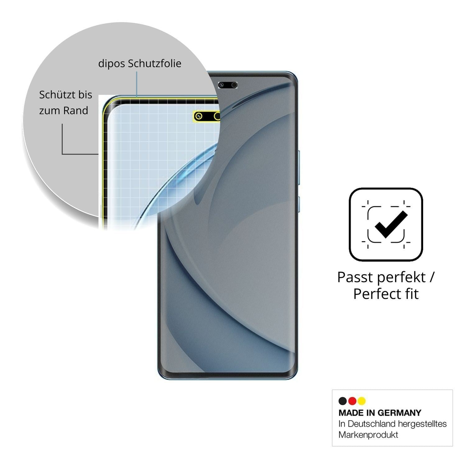 Full Cover Privacy Blickschutzfolie für Huawei Enj (4)