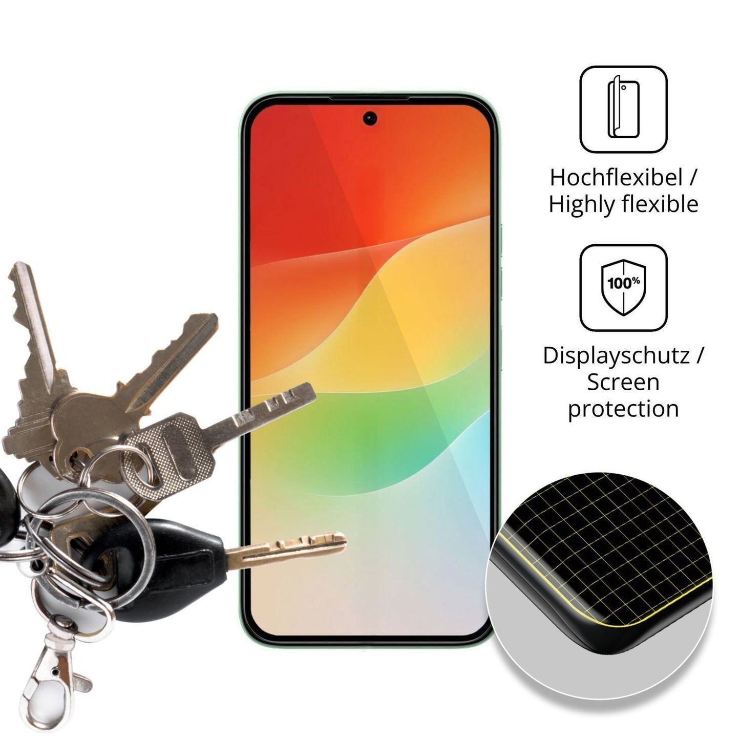 2x 3D Full Cover Schutzfolie für Tecno Spark 50 5G (3)